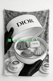 Dior Throw Blankets